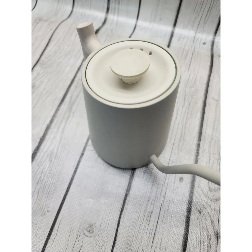 Greater Goods Gooseneck Electric Kettle Only Birch White 0448 Tested